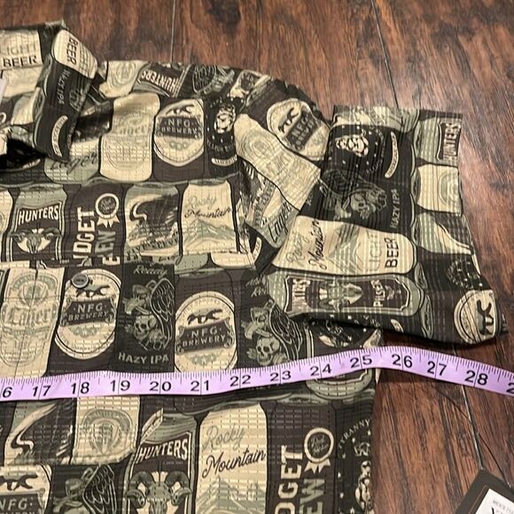 5.11 Tactical Mens XL 99 hunters Beer Short Sleeve Shirt Conceal Carry Snap Mesh - Picture 5 of 6
